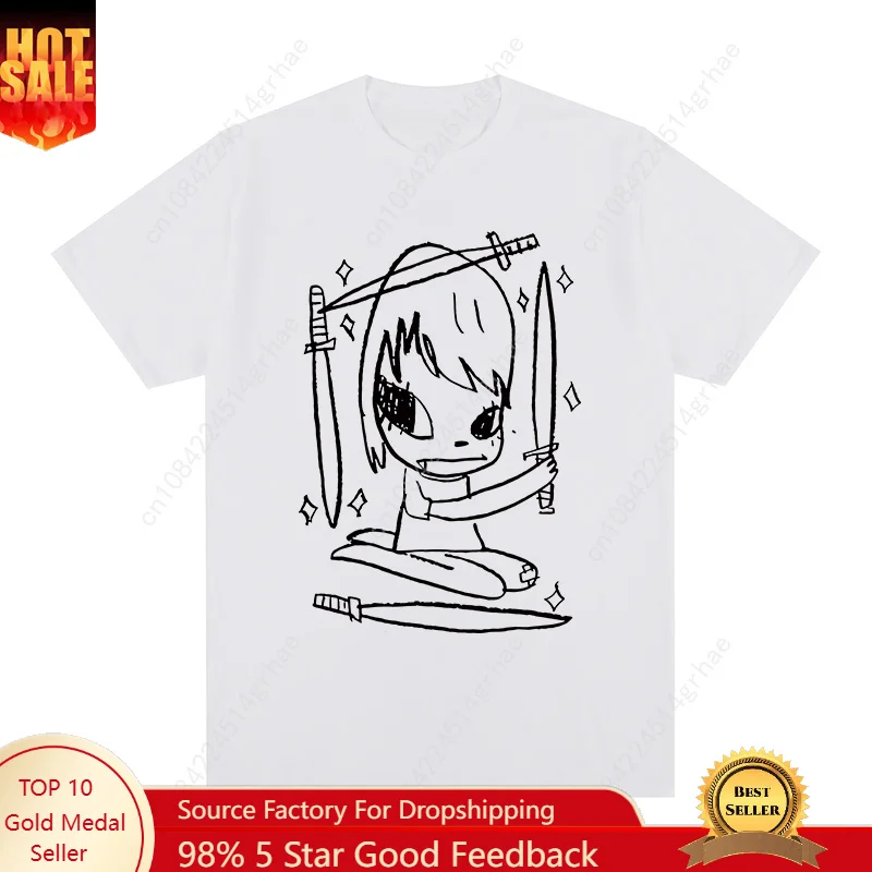 Yoshitomo Nara FOUR OF SWORDS T-shirt funny Cotton Men T shirt New TEE TSHIRT Womens Tops Unisex
Yoshitomo Nara FOUR OF SWORDS T-shirt funny Cotton Men T shirt New TEE TSHIRT Womens Tops Unisex