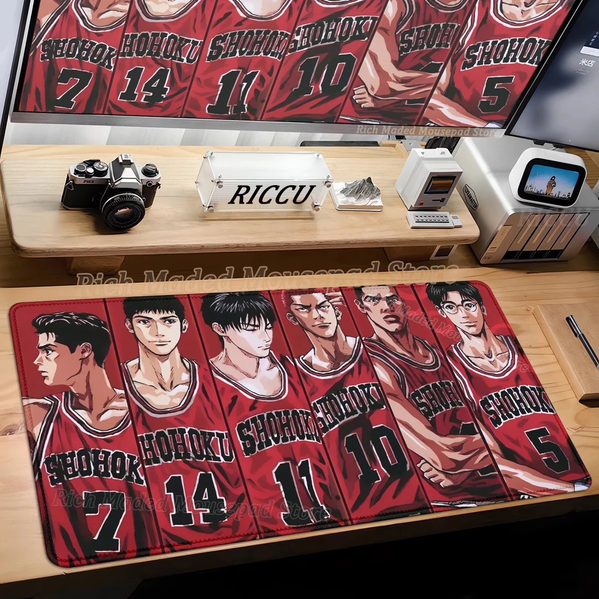 Anime Slam Dunk Mousepad Computer Gamers Lock Edge Mouse Pad XXL 90x40cm Keyboard PC Accessories Desk Pad Extended pad Mausemat 
Anime Slam Dunk Mousepad Computer Gamers Lock Edge Mouse Pad XXL 90x40cm Keyboard PC Accessories Desk Pad Extended pad Mausemat