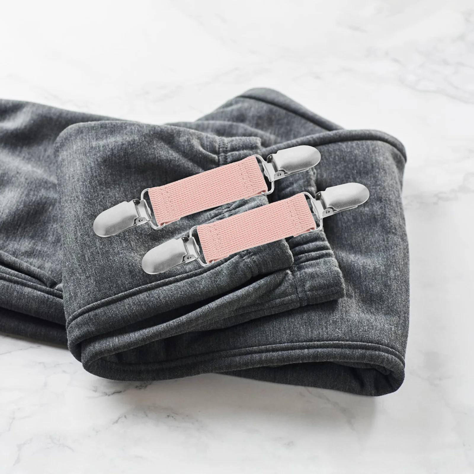 4Pcs Elastic Pant Clips Windproof Waterproof Outdoor Leg Fasteners for Hiking Cycling Running Pants Tightener
4Pcs Elastic Pant Clips Windproof Waterproof Outdoor Leg Fasteners for Hiking Cycling Running Pants Tightener