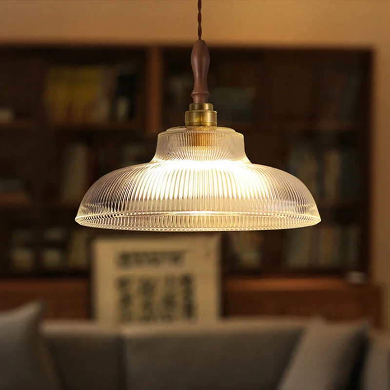 DINDALLED Glass Wood Art Pendant Lights Modern Copper Suspension Pendant Lamp for Dining Room Kitchen Island Hanging Lamp Luster 
DINDALLED Glass Wood Art Pendant Lights Modern Copper Suspension Pendant Lamp for Dining Room Kitchen Island Hanging Lamp Luster
