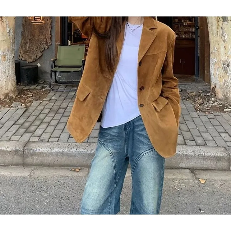 Blazer Women's 2026 Spring and Autumn Retro Design Casual Top
Blazer Women's 2026 Spring and Autumn Retro Design Casual Top