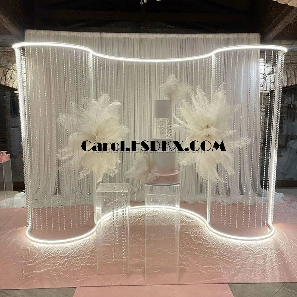 FSDKX Silver Wedding Decoration S-shape Crystal Hanging Wedding Backdrop Outdoor Wedding Arch Frame Metal
FSDKX Silver Wedding Decoration S-shape Crystal Hanging Wedding Backdrop Outdoor Wedding Arch Frame Metal