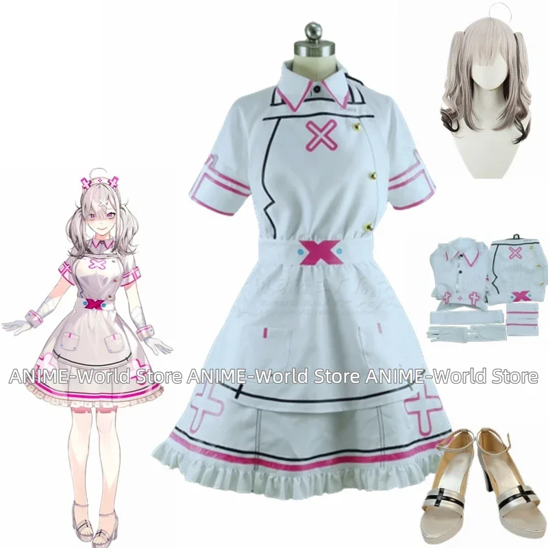 Virtual YouTuber Sukoya Kana Cosplay Costume Halloween Party Uniforms Custom Made Wig 
Virtual YouTuber Sukoya Kana Cosplay Costume Halloween Party Uniforms Custom Made Wig