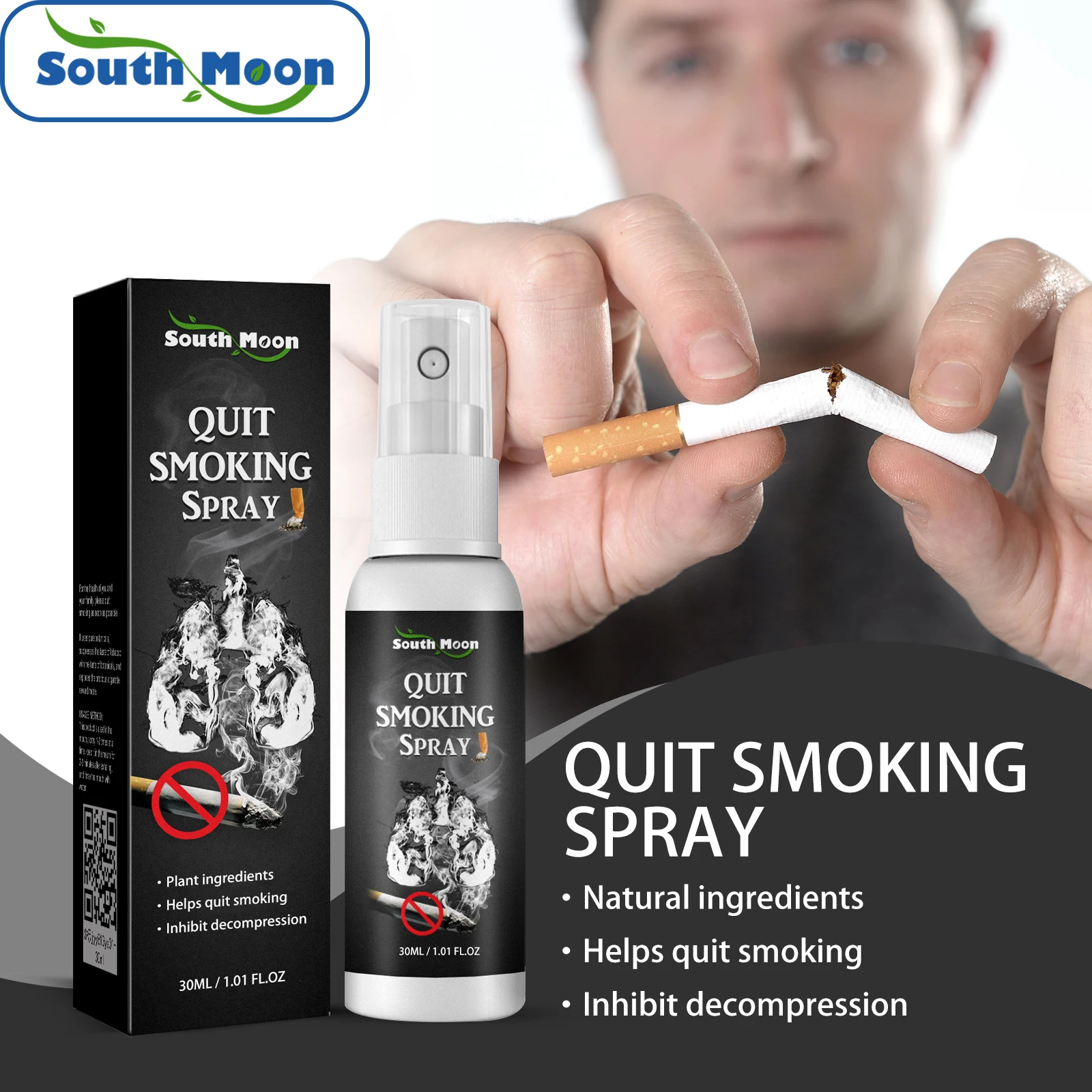 Quit Smoking Treasure Spray Quit Smoking Treasure Candy Nicotine Method Portable Smoking Control Auxiliary Quit Smoking Spray
Quit Smoking Treasure Spray Quit Smoking Treasure Candy Nicotine Method Portable Smoking Control Auxiliary Quit Smoking Spray