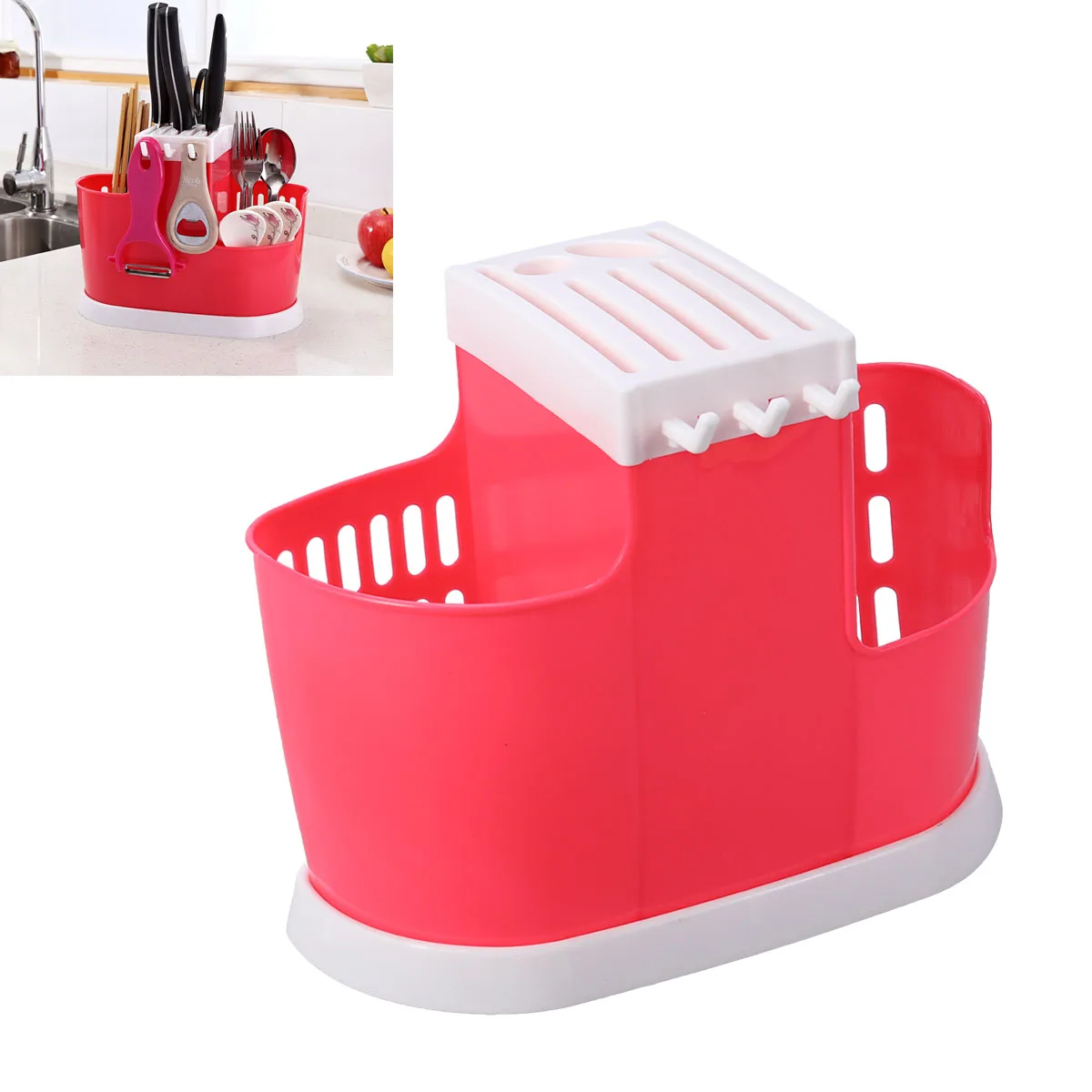 Organizer Utensil Holder Drain Holes Countertop Storage Cooking Tool Chopsticks Bucket Knife Cage Lightweight
Organizer Utensil Holder Drain Holes Countertop Storage Cooking Tool Chopsticks Bucket Knife Cage Lightweight