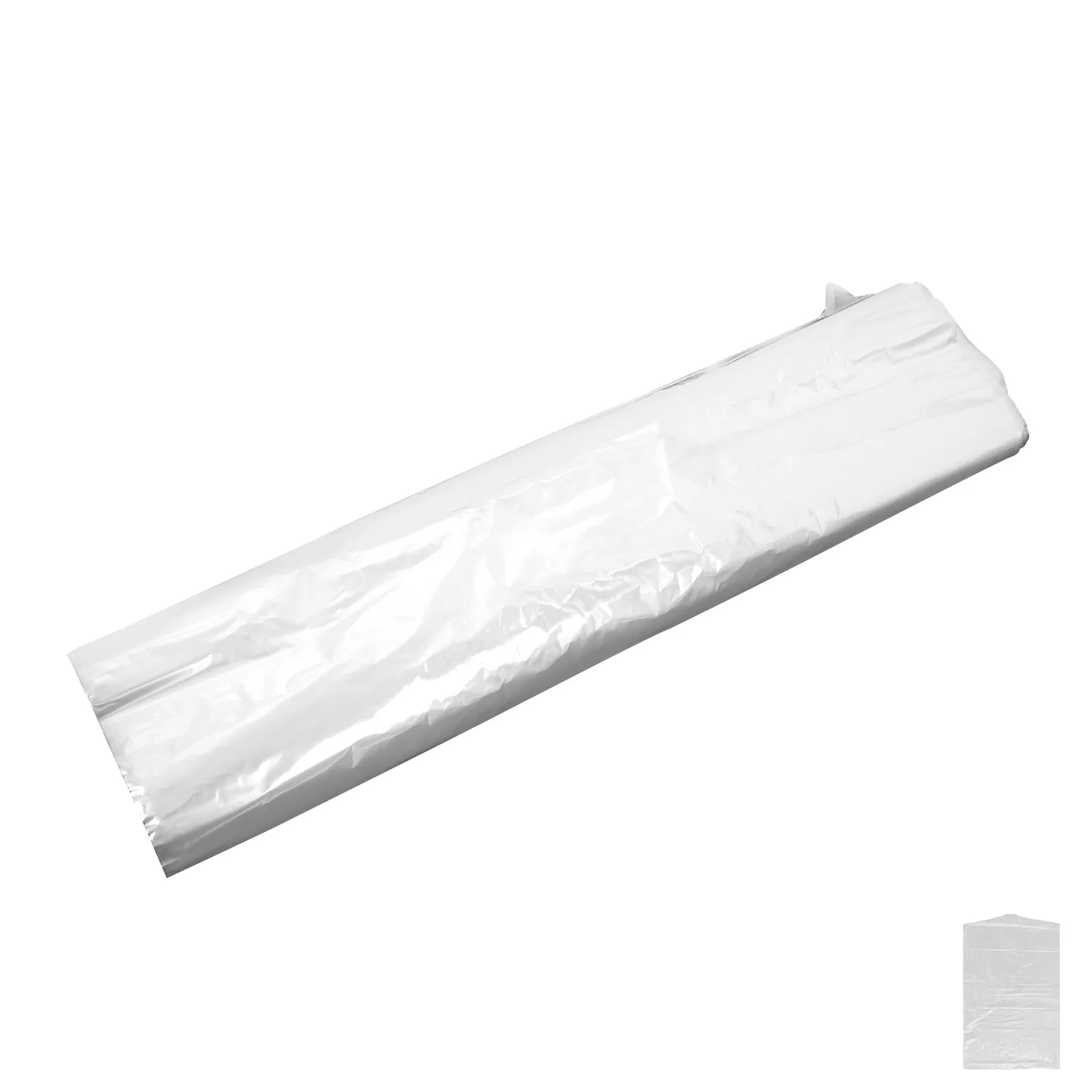 50Pcs Transparent Plastic Dust Cover Bags Clear Garment Bags for Hanging Clothes Closet Storage Suit Jackets Shirts Clothes
50Pcs Transparent Plastic Dust Cover Bags Clear Garment Bags for Hanging Clothes Closet Storage Suit Jackets Shirts Clothes