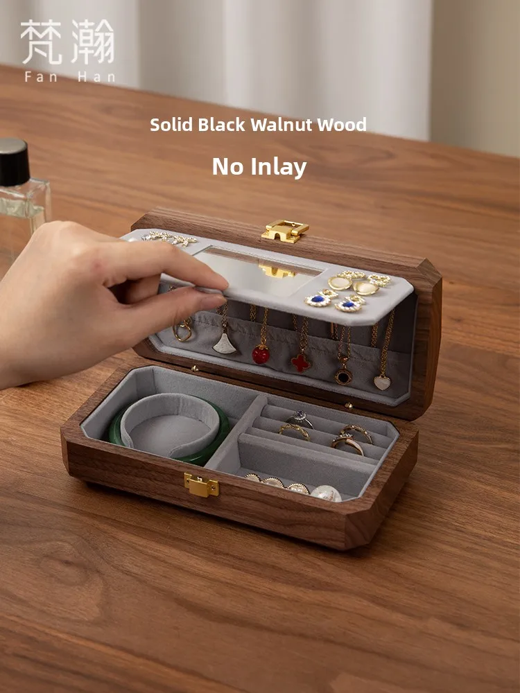 Шкатулка для украшений Fanhuan Bla из орехового дерева, портативная дорожная шкатулка для хранения золотых украшений, винтажная китайская деревянная шкатулка ручной работы для...
Шкатулка для украшений Fanhuan Bla из орехового дерева, портативная дорожная шкатулка для хранения золотых украшений, винтажная китайская деревянная шкатулка ручной работы для...