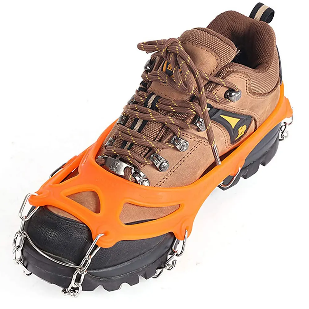 Нескользящие шипы- crampons из нержавеющей стали для защиты от льда и снега на улице
Нескользящие шипы- crampons из нержавеющей стали для защиты от льда и снега на улице