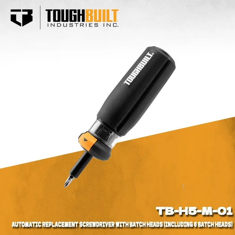 Отвертка-мультитул TOUGHBUILT TB-H5-M-01 с автозагрузкой бит, магнитная, портативная, прочная, с удобной рукояткой, для ремонта
Отвертка-мультитул TOUGHBUILT TB-H5-M-01 с автозагрузкой бит, магнитная, портативная, прочная, с удобной рукояткой, для ремонта