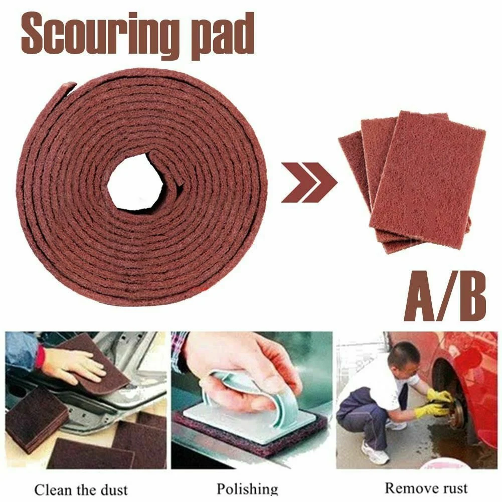 ABZL Emery Sponge Scouring Pad Scrubbing Scouring Finishing Abrasive For Kitchen Industry Clean
ABZL Emery Sponge Scouring Pad Scrubbing Scouring Finishing Abrasive For Kitchen Industry Clean