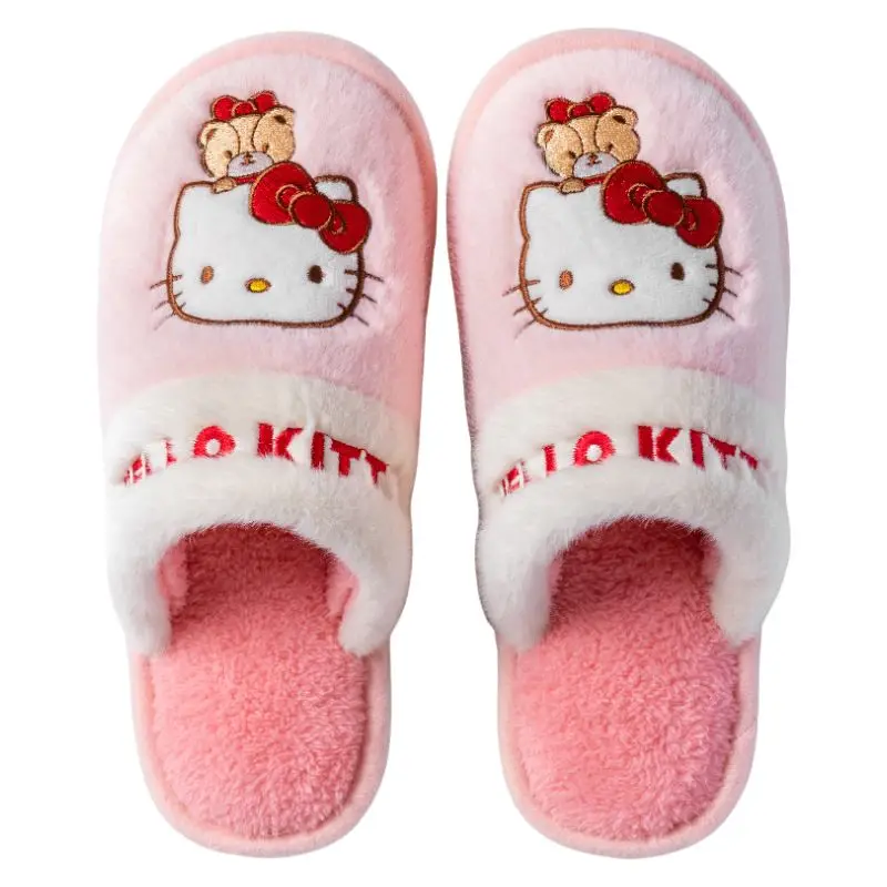 Sanrio Hello Kitty Slippers Girl Cotton Shoes Autumn Winter Keep Warm Indoor Child Kawaii Anime Cartoon Fashion New House Shoes
Sanrio Hello Kitty Slippers Girl Cotton Shoes Autumn Winter Keep Warm Indoor Child Kawaii Anime Cartoon Fashion New House Shoes