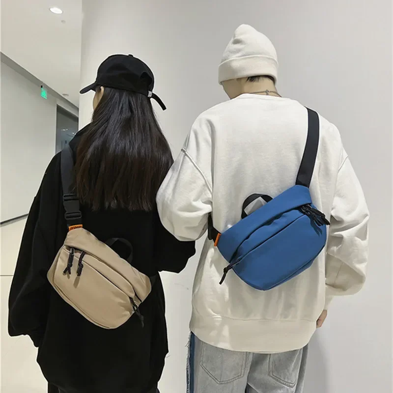 New Men Bag Nylon Shoulder Bag for Fashion Casual Unisex Crossbody Messenger Bags Travel Simple Waterproof Light Chest Pack
New Men Bag Nylon Shoulder Bag for Fashion Casual Unisex Crossbody Messenger Bags Travel Simple Waterproof Light Chest Pack
