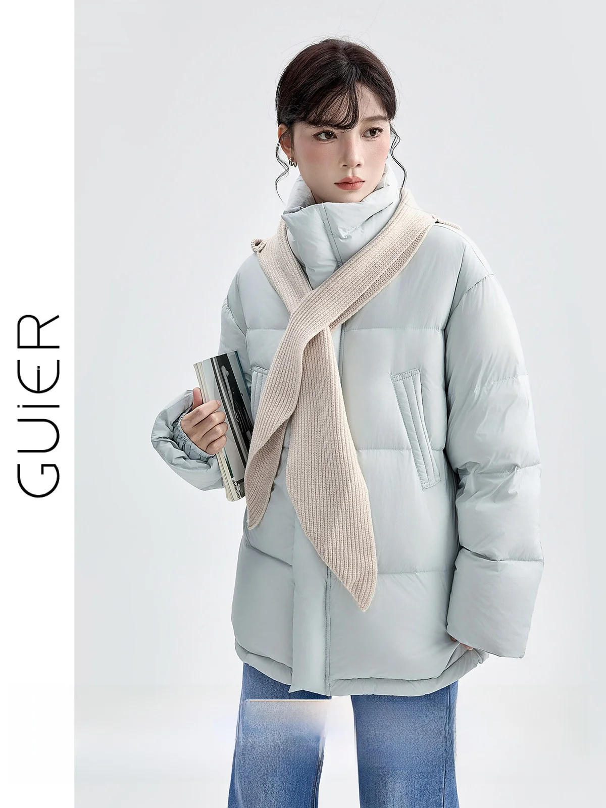 Warm Stand Collar Du down Jaet Women's Winter 2025 New Simple Casual Versatile White Du Feather Outerwear
Warm Stand Collar Du down Jaet Women's Winter 2025 New Simple Casual Versatile White Du Feather Outerwear