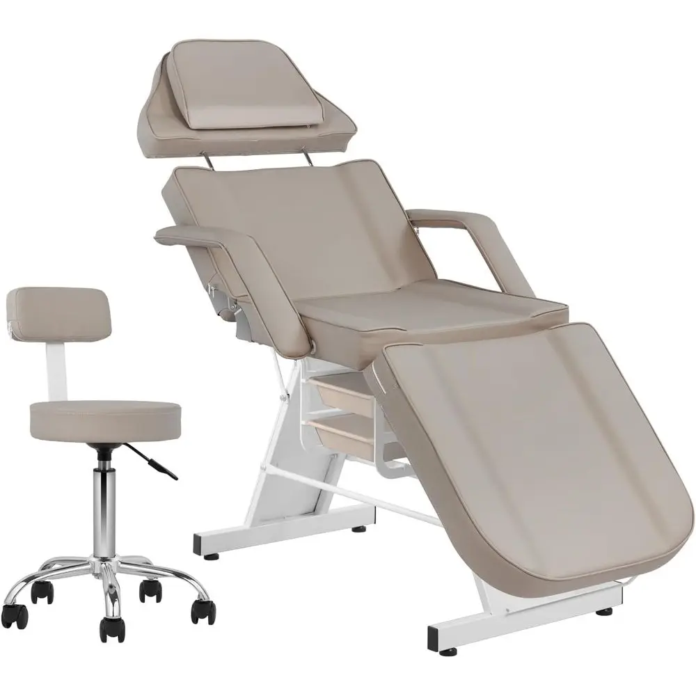 Adjustable Multipurpose Tattoo & Facial Chair with Hydraulic Stool for Beauty Salons and Spas in Gray
Adjustable Multipurpose Tattoo & Facial Chair with Hydraulic Stool for Beauty Salons and Spas in Gray