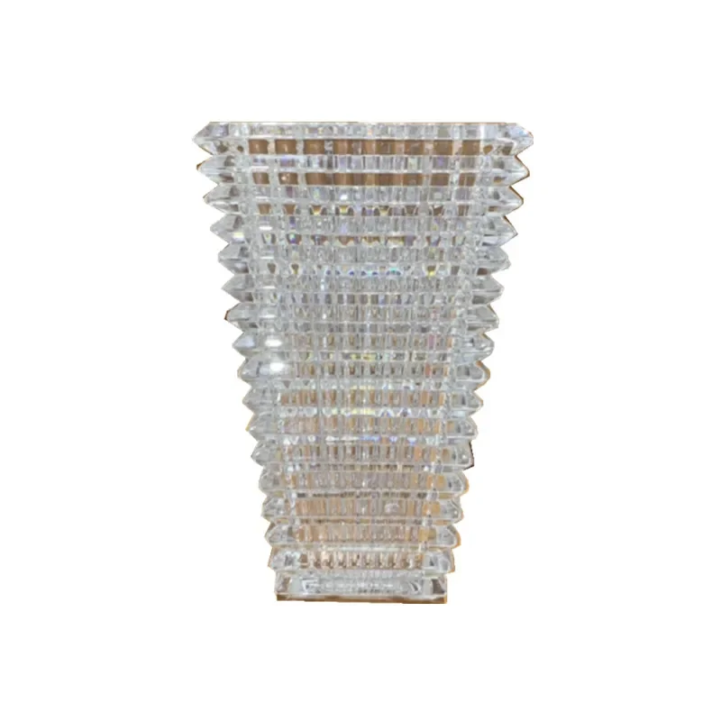 Home Decorated Crystal Vase with Transparent Flowing Light and Colorful Design
Home Decorated Crystal Vase with Transparent Flowing Light and Colorful Design