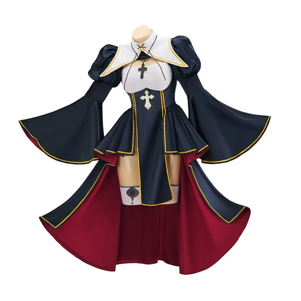 2026 new Anime Sexy Cartoon Japanese Girls Cosplay Jirai Kei Uniform Charlotte Sister Nun Dress Dark Lolita Carnival Suit
2026 new Anime Sexy Cartoon Japanese Girls Cosplay Jirai Kei Uniform Charlotte Sister Nun Dress Dark Lolita Carnival Suit