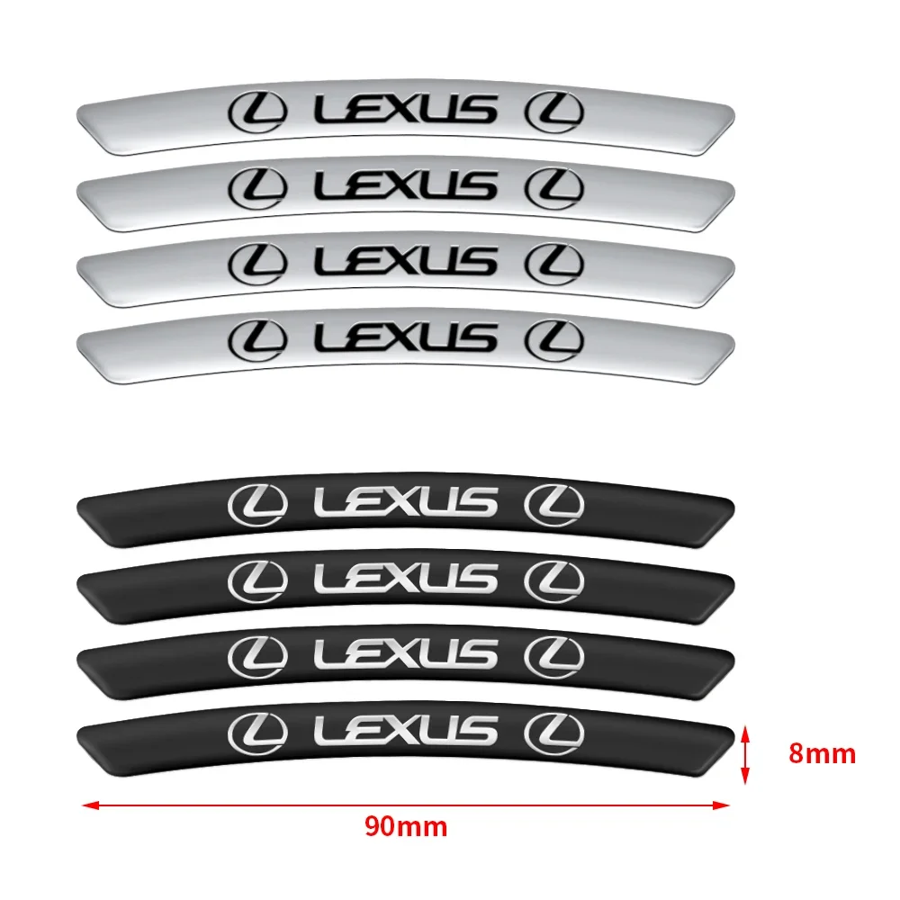 4Pcs Car Styling Wheel Rim Aluminum Logo Sticker Wheel Hub Decals For Lexus CT200h NX300h RX300 RX330 EX300h F Sport IS RX NX ES
4Pcs Car Styling Wheel Rim Aluminum Logo Sticker Wheel Hub Decals For Lexus CT200h NX300h RX300 RX330 EX300h F Sport IS RX NX ES