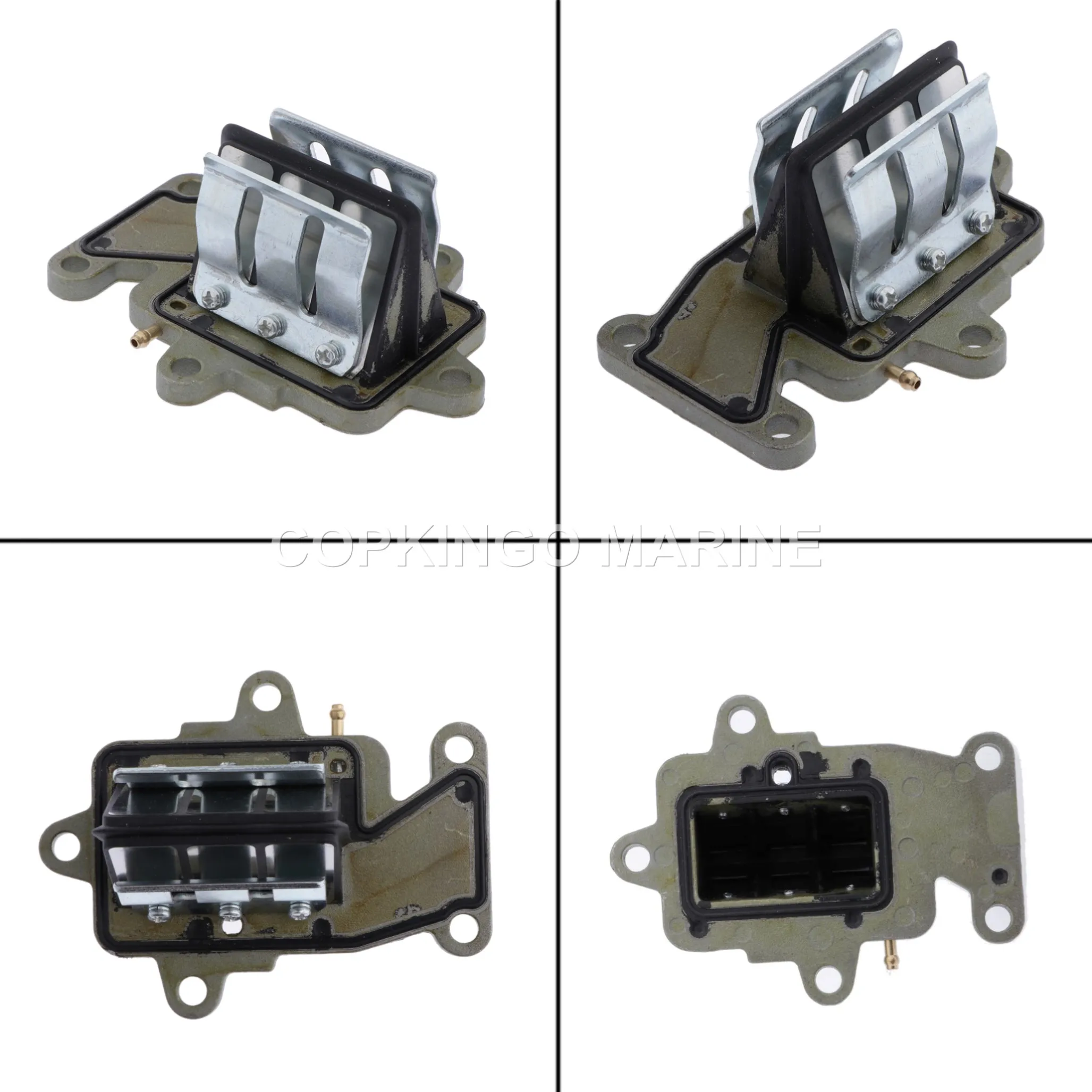 Boat Intake Reed Valve Assy Kit 63V-13610-00 for Yamaha 2 Stroke Outboard 9.9HP 15HP
Boat Intake Reed Valve Assy Kit 63V-13610-00 for Yamaha 2 Stroke Outboard 9.9HP 15HP