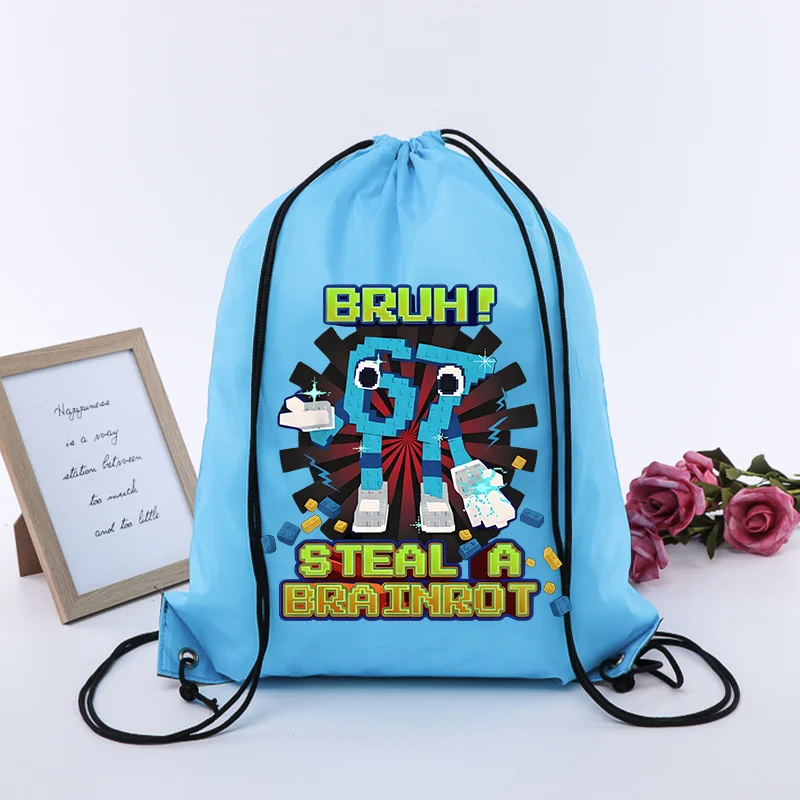Steal A Brainrot 67 Six Seven Drawstring Bag Kids Cartoon Fashion Storage Packet Anime Women Men Gym Sport String Backpack Gift
Steal A Brainrot 67 Six Seven Drawstring Bag Kids Cartoon Fashion Storage Packet Anime Women Men Gym Sport String Backpack Gift