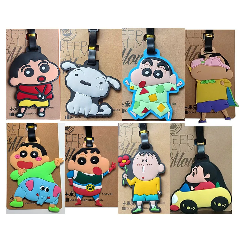 Cute Anime Shinchan Series Luggage Tag Kawaii Cartoon Role Creative Printing Travel Luggage Anti Loss Identification Tag
Cute Anime Shinchan Series Luggage Tag Kawaii Cartoon Role Creative Printing Travel Luggage Anti Loss Identification Tag
