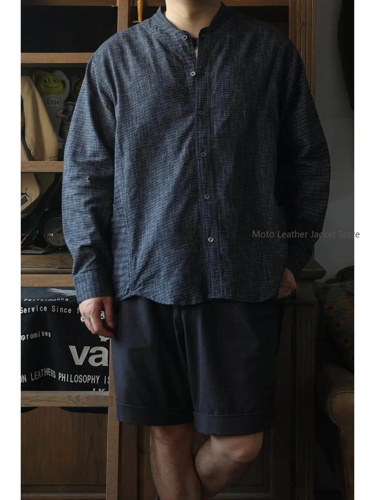 Secondorder SS24 Stand Collar Linen Shirt Irregular Plaid Print Pocket Short/Long Sleeve Shirt
Secondorder SS24 Stand Collar Linen Shirt Irregular Plaid Print Pocket Short/Long Sleeve Shirt
