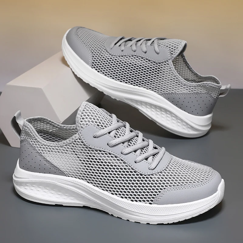 Men's Summer Breathable Mesh Sports Shoes Large Size 48 Thin Single Net Anti-Odor Casual Running Shoes round Toe Flat Heel
Men's Summer Breathable Mesh Sports Shoes Large Size 48 Thin Single Net Anti-Odor Casual Running Shoes round Toe Flat Heel