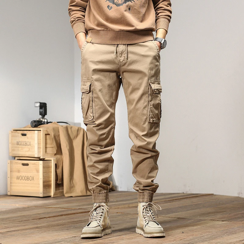 Men's High-End Multi Pocket Ankle Tied Pants High Street Fashion Wear-Resistant Dirt Resistant Trendy Work Clothing
Men's High-End Multi Pocket Ankle Tied Pants High Street Fashion Wear-Resistant Dirt Resistant Trendy Work Clothing
