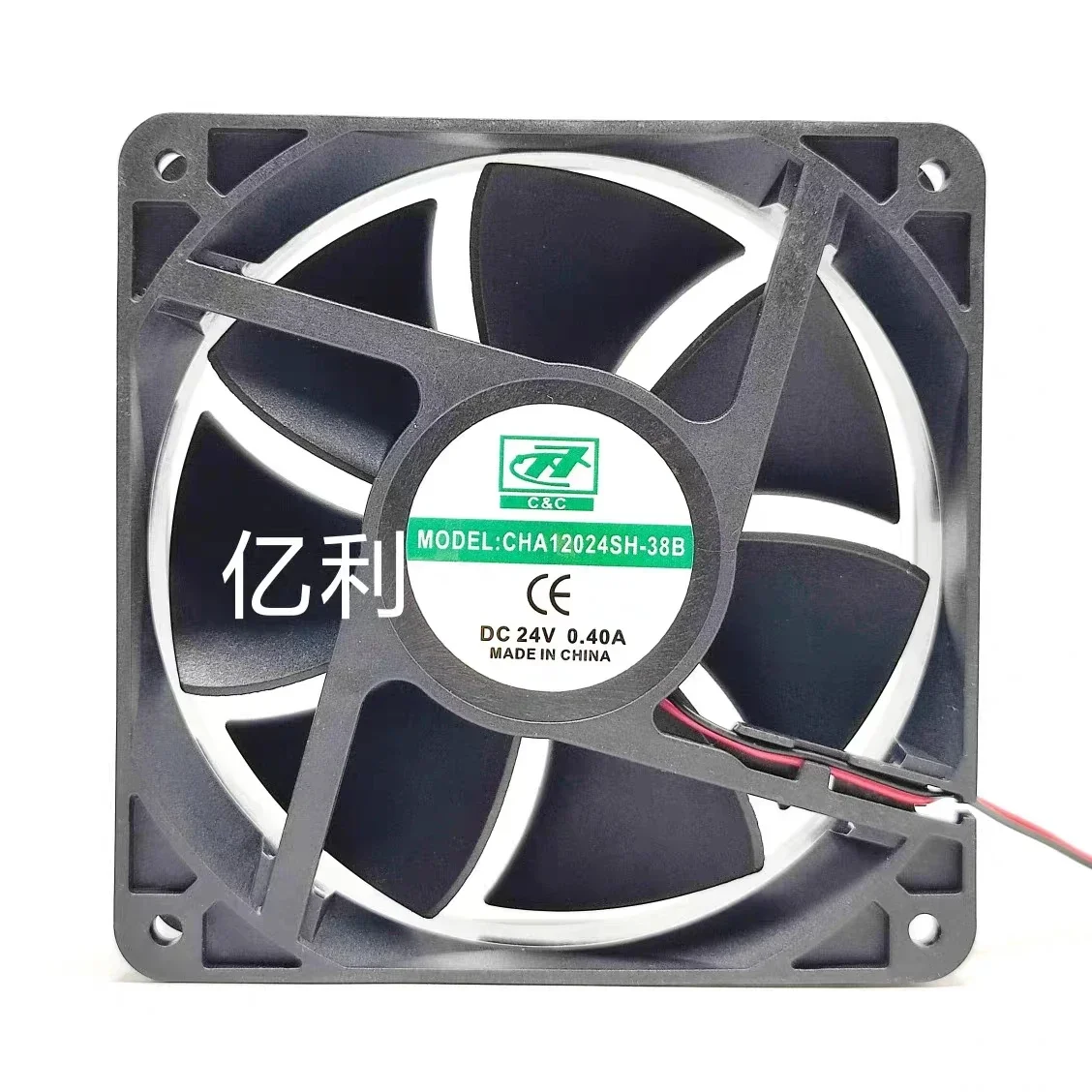 C&C CHA12024SH-38B DC 24V 0.40A 120x120x38mm 2-Wire Server Cooling Fan
C&C CHA12024SH-38B DC 24V 0.40A 120x120x38mm 2-Wire Server Cooling Fan