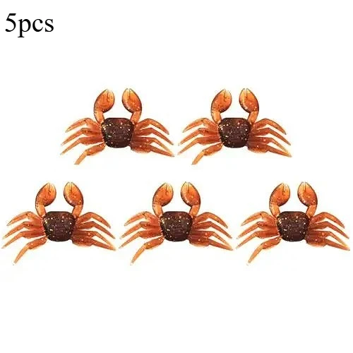 Set of 5Submerged Simulated ABC Silicone Soft Bait Crabs for Freshwater Fishing 8cm/7g3D Bionic Soft Crabs Improve Your Hit Rate
Set of 5Submerged Simulated ABC Silicone Soft Bait Crabs for Freshwater Fishing 8cm/7g3D Bionic Soft Crabs Improve Your Hit Rate