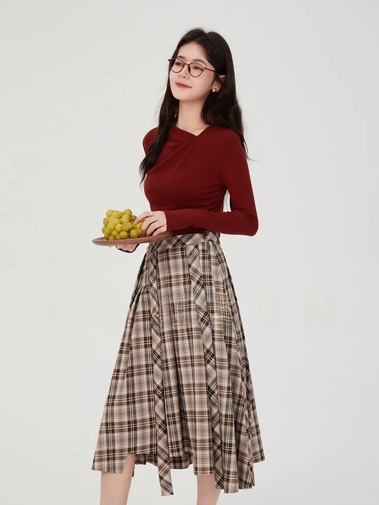 Gansen Asymmetrical Design Long Sve Women's Base irt Exposing Clavicle Slim Fit T-irt Spring Cotton Blend Top
Gansen Asymmetrical Design Long Sve Women's Base irt Exposing Clavicle Slim Fit T-irt Spring Cotton Blend Top