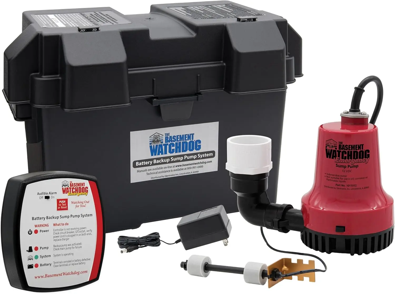 Emergency Battery Backup Sump Pump - Up to 2,000 GPH - 24/7 Monitoring Controller (BWE)
Emergency Battery Backup Sump Pump - Up to 2,000 GPH - 24/7 Monitoring Controller (BWE)