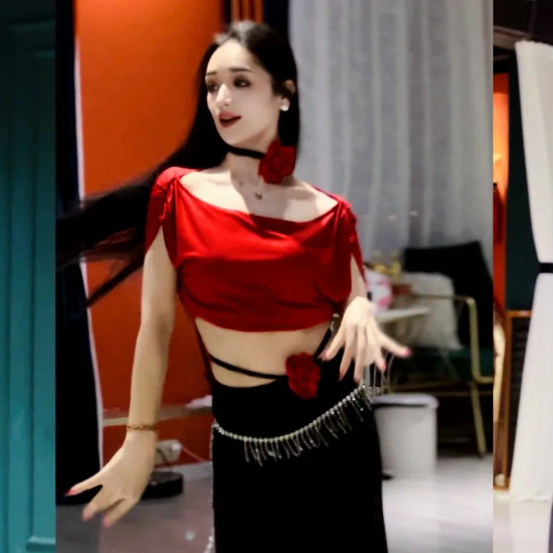 Customized Belly Dance Costumes Practice Dress Set Large Modal Beginner Practice Dance Dress
Customized Belly Dance Costumes Practice Dress Set Large Modal Beginner Practice Dance Dress