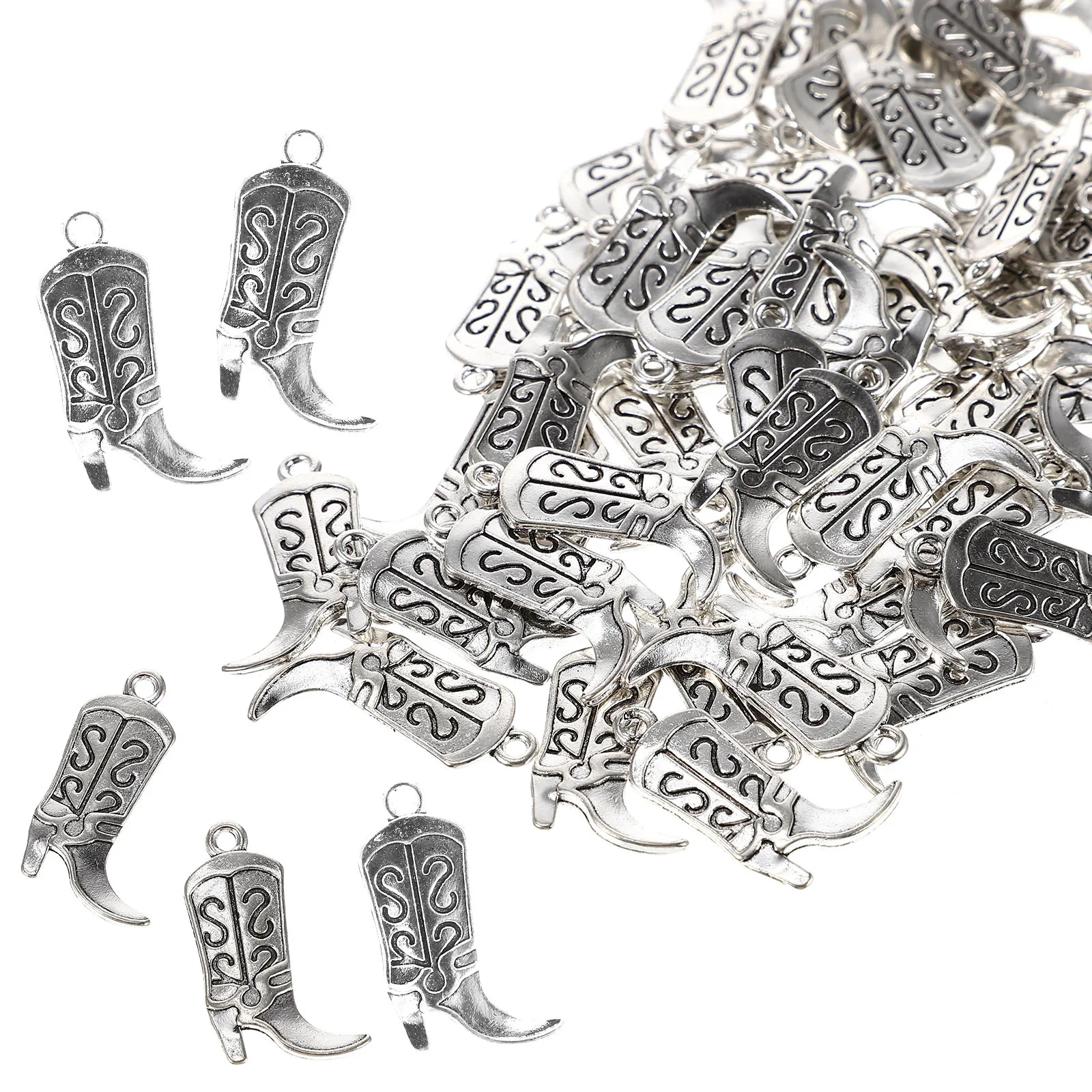 100 Pcs Cowboy Boots Pendant DIY Keychain Charm Novelty Charms Retro Necklace Vintage Jewelry Ring Decor Alloy
100 Pcs Cowboy Boots Pendant DIY Keychain Charm Novelty Charms Retro Necklace Vintage Jewelry Ring Decor Alloy