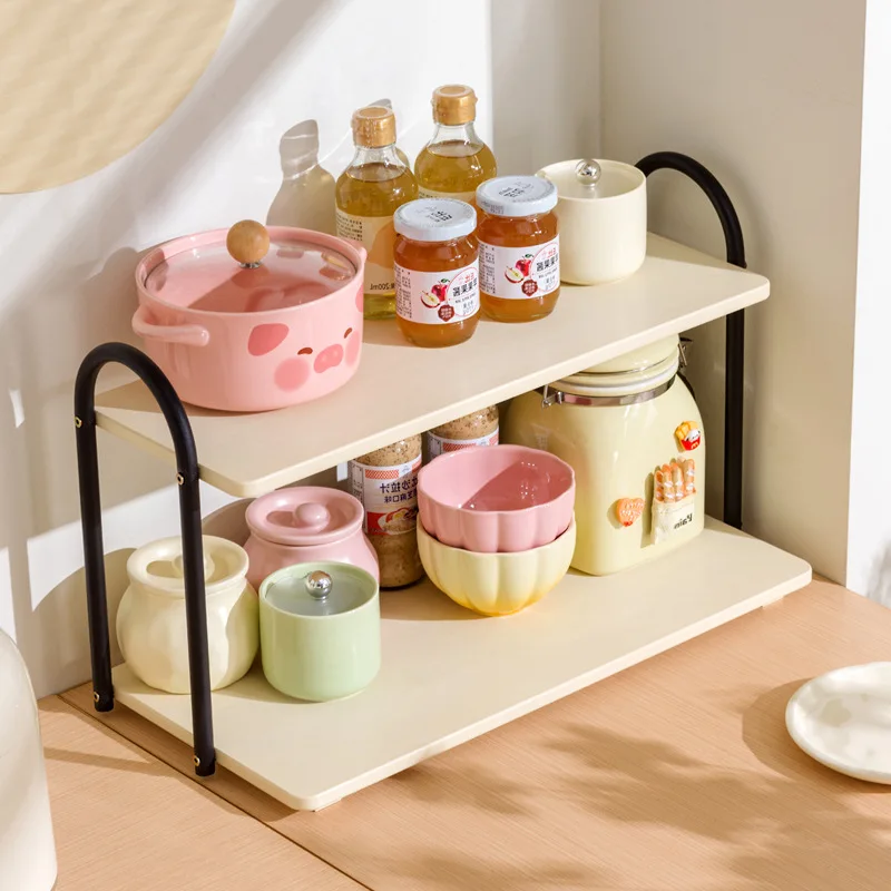 Легкая роскошная двухслойная кухонная полка для приправ в кремовом стиле, многофункциональная многослойная полка для бытовых приправ и соли
Легкая роскошная двухслойная кухонная полка для приправ в кремовом стиле, многофункциональная многослойная полка для бытовых приправ и соли
