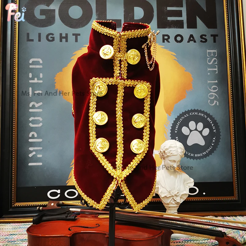 Dog Tuxedo Vest And Coat Set Wedding Party Gentlemen Suit Pet Costume Winter Warm Outfit for Small to Medium Dogs like Bulldog
Dog Tuxedo Vest And Coat Set Wedding Party Gentlemen Suit Pet Costume Winter Warm Outfit for Small to Medium Dogs like Bulldog