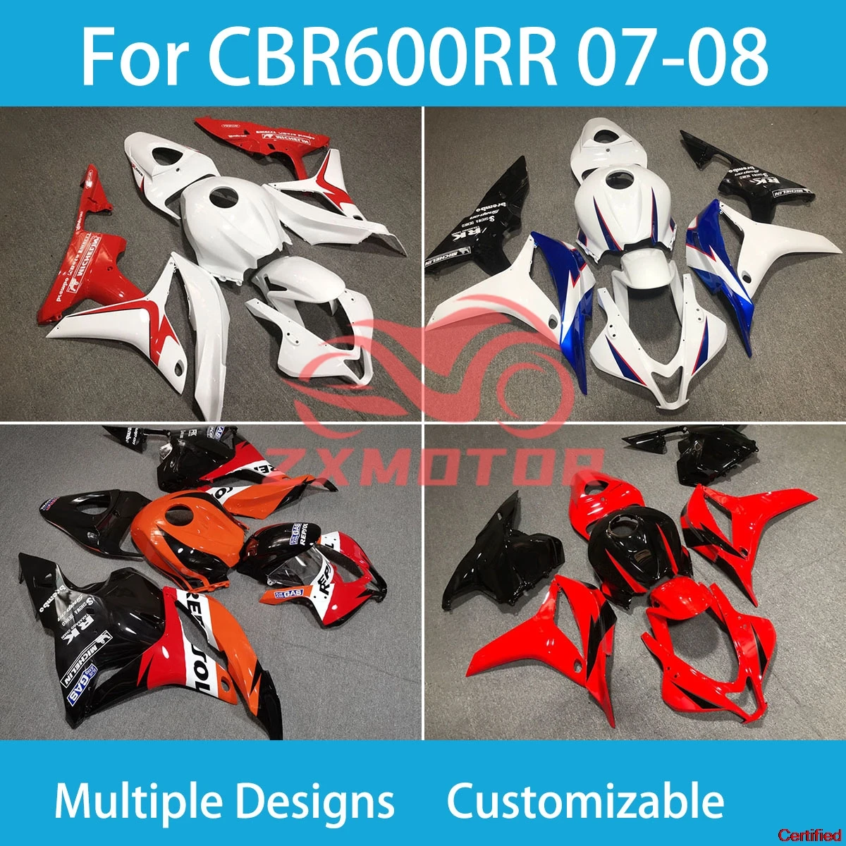Full Fairing Set for Honda CBR600RR Motorcycle CBR 600RR 2007 2008 Painted ABS Fairings Bodywork Cowl Kit
Full Fairing Set for Honda CBR600RR Motorcycle CBR 600RR 2007 2008 Painted ABS Fairings Bodywork Cowl Kit