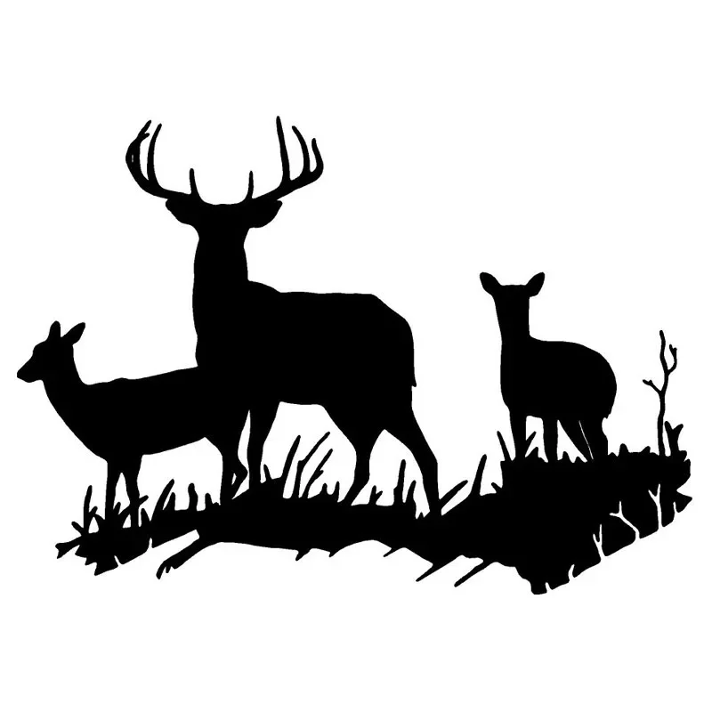 Personalized Cute Deer Family Car Styling Car Stickers Fashion Pvc Decals Suitable for Various Cars Black/white, 18*13CM
Personalized Cute Deer Family Car Styling Car Stickers Fashion Pvc Decals Suitable for Various Cars Black/white, 18*13CM