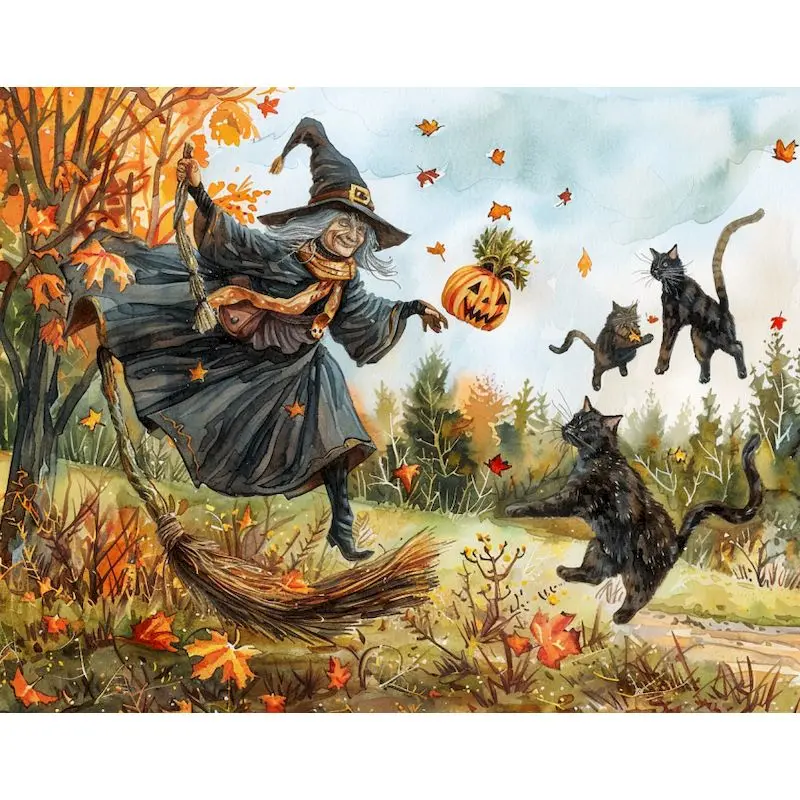 GATYZTORY Picture By Number Witch Kits Home Decor Painting By Numbers Figure Drawing On Canvas HandPainted Art DIY Gift
GATYZTORY Picture By Number Witch Kits Home Decor Painting By Numbers Figure Drawing On Canvas HandPainted Art DIY Gift