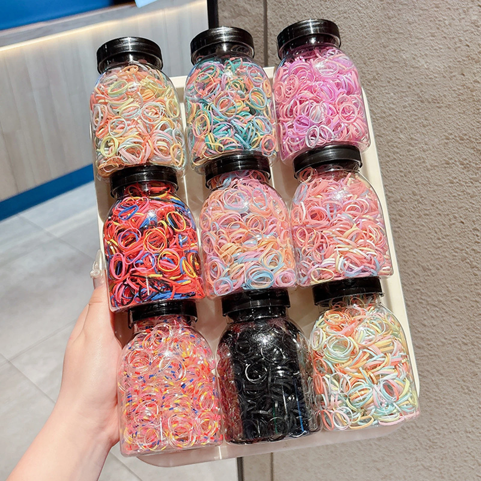 Disposable High Elasticity Hair Ties Candy Color Hair Rubber Bands for Girls Non-Slip Ponytail Holders for Kids Hair Accessories
Disposable High Elasticity Hair Ties Candy Color Hair Rubber Bands for Girls Non-Slip Ponytail Holders for Kids Hair Accessories