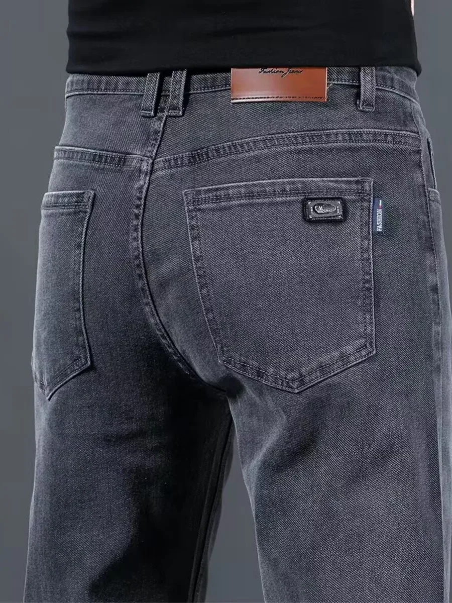 High Elastici Loose Fit Summer Thin Straight Leg Casual Jeans for Men Wear Resistant Workwear Comfortable Cotton Denim
High Elastici Loose Fit Summer Thin Straight Leg Casual Jeans for Men Wear Resistant Workwear Comfortable Cotton Denim
