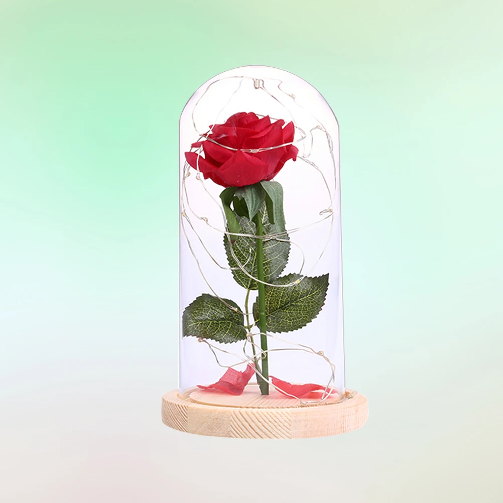 LED Night Flower Table Lamp Clear Glass Cover USB Powered Rose Decoration for Home Decorative Desk Lamp Party Desk Light
LED Night Flower Table Lamp Clear Glass Cover USB Powered Rose Decoration for Home Decorative Desk Lamp Party Desk Light