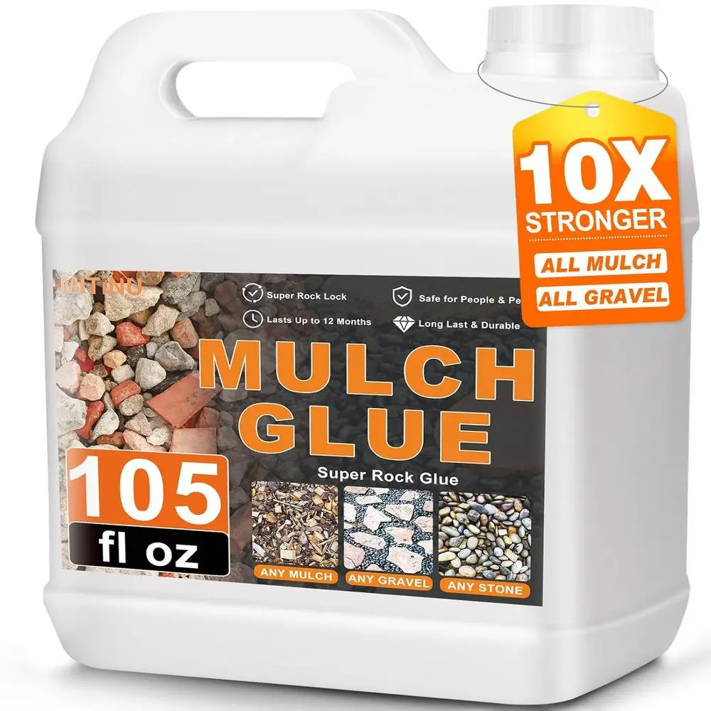 Rock Glue or Lanng, 105 l oz – Strong Gravel Binder & Stone Adhesive or Walkways, Patios, and Driveways, ast-Drying Mulch Glue o
Rock Glue or Lanng, 105 l oz – Strong Gravel Binder & Stone Adhesive or Walkways, Patios, and Driveways, ast-Drying Mulch Glue o