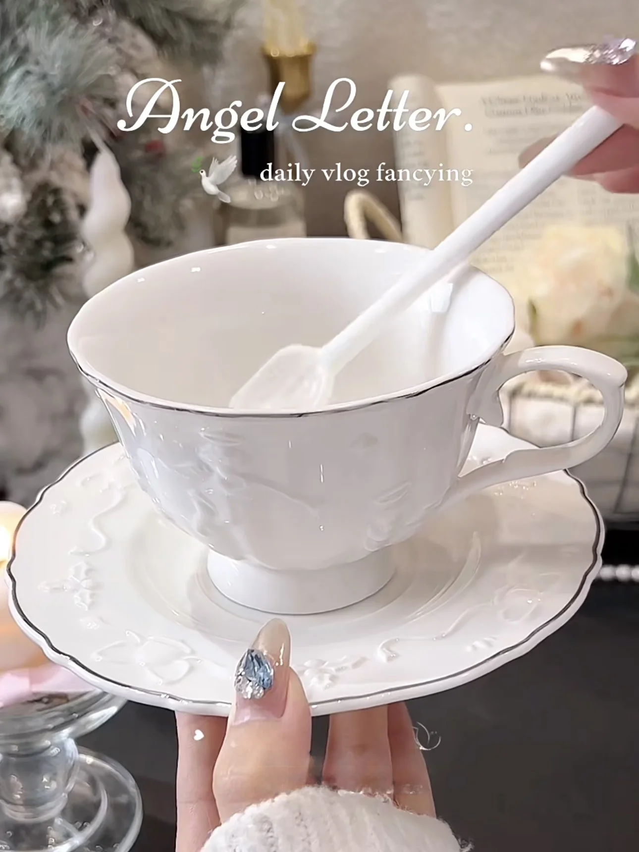 Angel's Letter Cerc Coffee Cup Briti ternoon Tea Set High Aesthetic Value Water Cup for Women Handmade Microwave Se
Angel's Letter Cerc Coffee Cup Briti ternoon Tea Set High Aesthetic Value Water Cup for Women Handmade Microwave Se