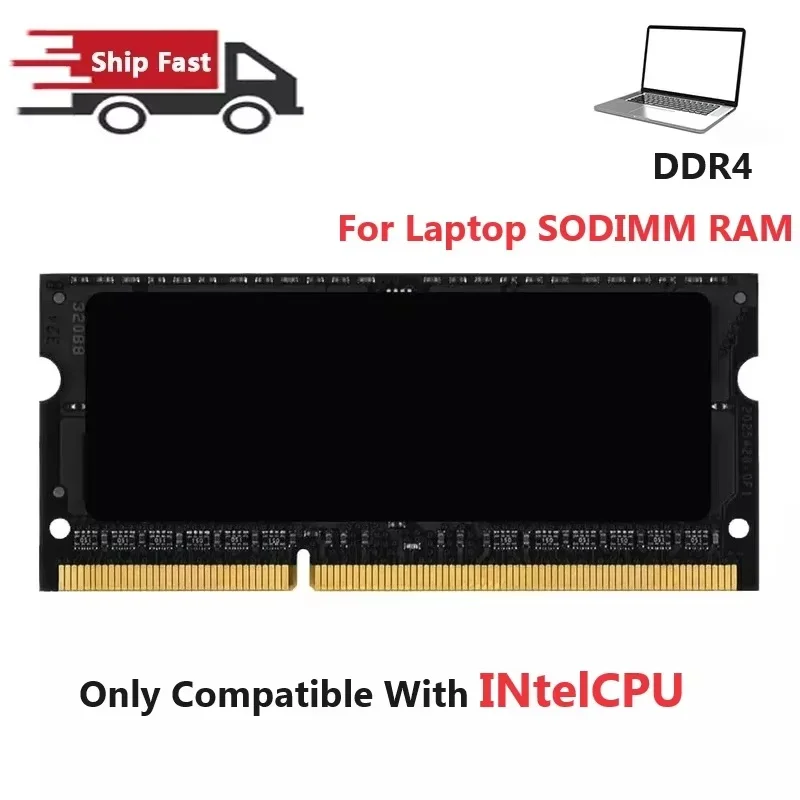 DDR4 Memory LAPTOP SODIMM RAM 4GB 8GB 16GB 2400MHz 2666MHz 3200MHz Laptop Sodimm Memoria For Intel CPU PC4 Notebook RAM 260 Pin
DDR4 Memory LAPTOP SODIMM RAM 4GB 8GB 16GB 2400MHz 2666MHz 3200MHz Laptop Sodimm Memoria For Intel CPU PC4 Notebook RAM 260 Pin