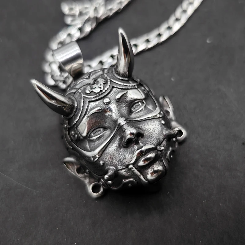 Stainless Steel Necklace Exotic Tribes Ghost Girl Pendant Necklace for Men Women Punk Long Chain Necklace Hip Hop Jewelry
Stainless Steel Necklace Exotic Tribes Ghost Girl Pendant Necklace for Men Women Punk Long Chain Necklace Hip Hop Jewelry