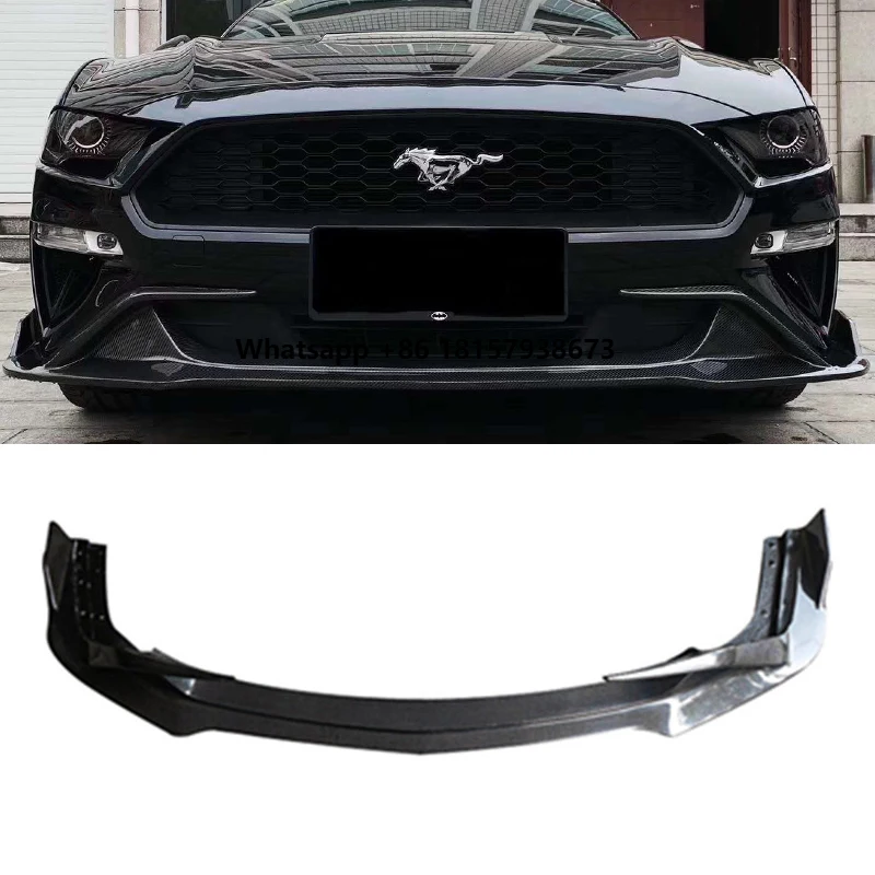 High Quality CMH Style Carbon Fiber Car Bumpers Front Lip for Ford Mustang 2018-2020
High Quality CMH Style Carbon Fiber Car Bumpers Front Lip for Ford Mustang 2018-2020