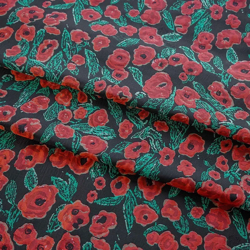 Rose Elegant Jacquard Fabric Retro Women's Dress Coat Decorative Sewing Fabric
Rose Elegant Jacquard Fabric Retro Women's Dress Coat Decorative Sewing Fabric
