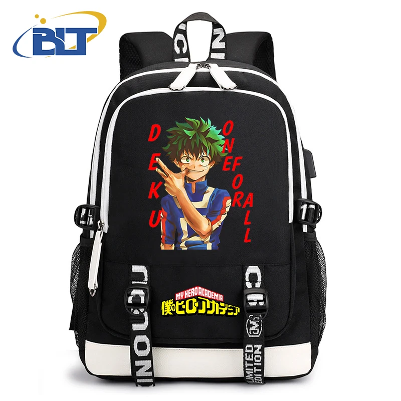 Школьная сумка в стиле аниме My Hero Academia, молодежный рюкзак, USB-дорожная сумка, школьный подарок
Школьная сумка в стиле аниме My Hero Academia, молодежный рюкзак, USB-дорожная сумка, школьный подарок