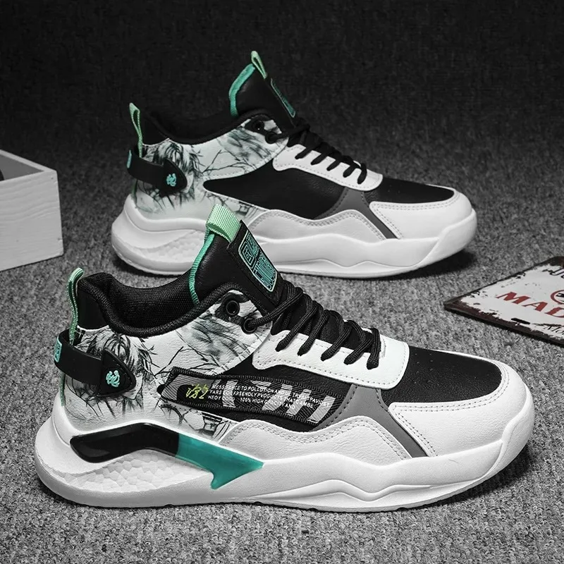 Men's Casual Sports Running Basketball Shoes Fall Season New Style Heightening Student Trendy Footwear Polyester Lining
Men's Casual Sports Running Basketball Shoes Fall Season New Style Heightening Student Trendy Footwear Polyester Lining