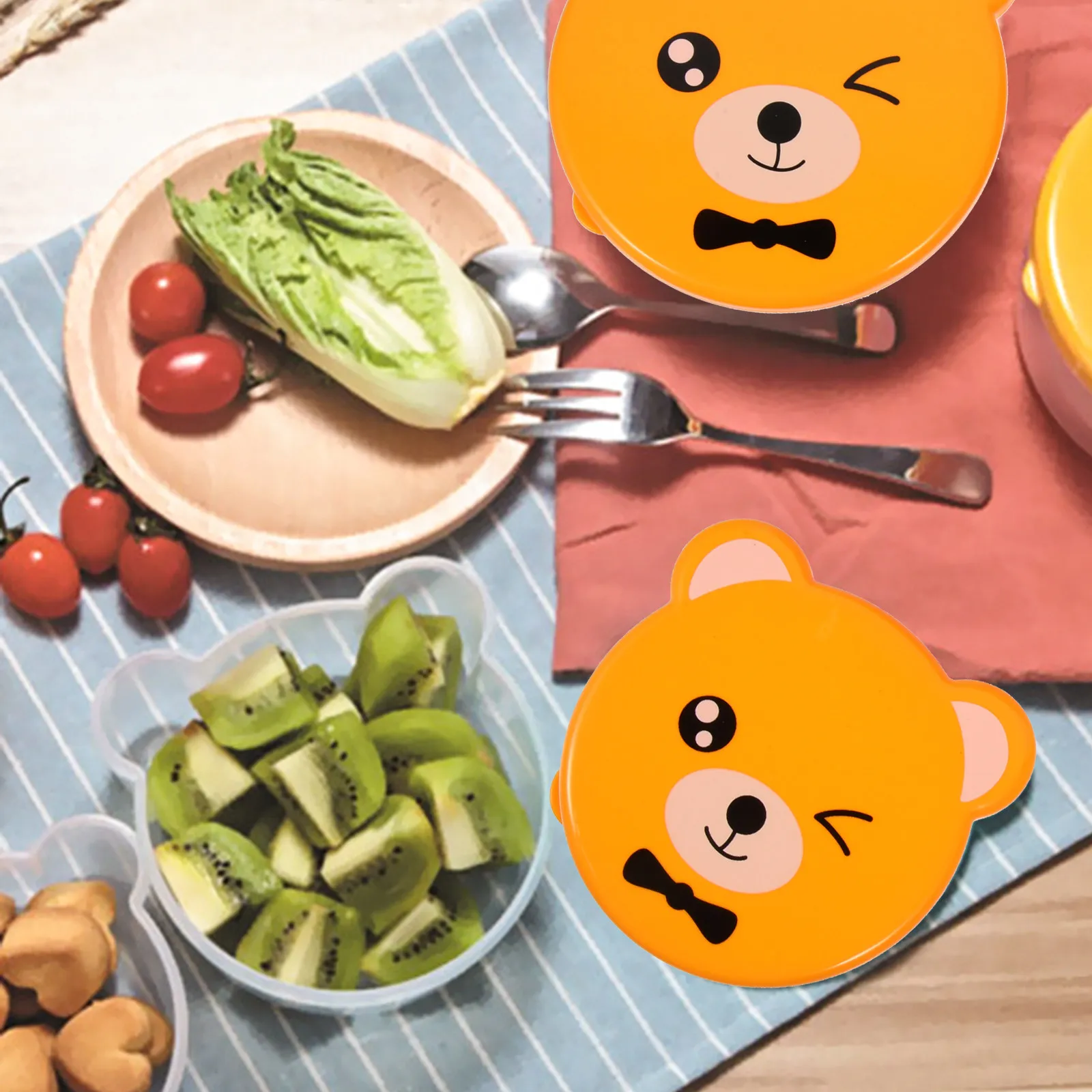 Набор из 4 детских ланч-боксов: милые контейнеры для еды, портативные, многоразовые, герметичные, для обедов и перекусов
Набор из 4 детских ланч-боксов: милые контейнеры для еды, портативные, многоразовые, герметичные, для обедов и перекусов